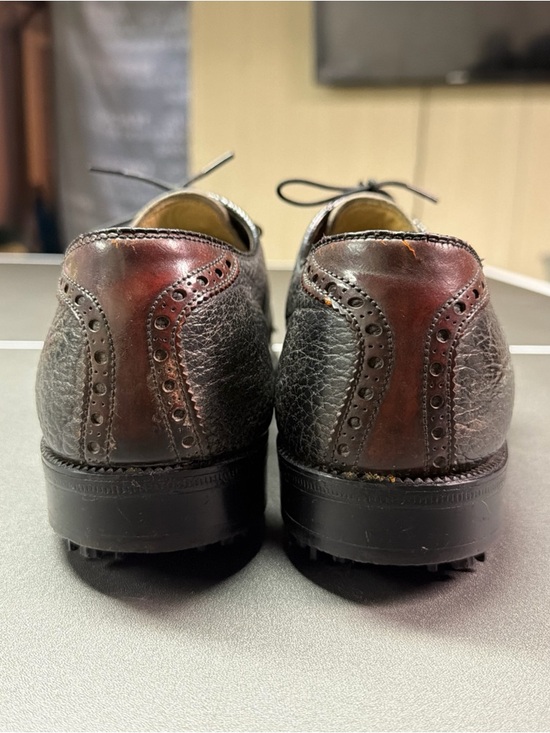 Vintage Stone Tarlow/Footjoy‎ Mens Golf Shoes Shell Cordovan Size 9